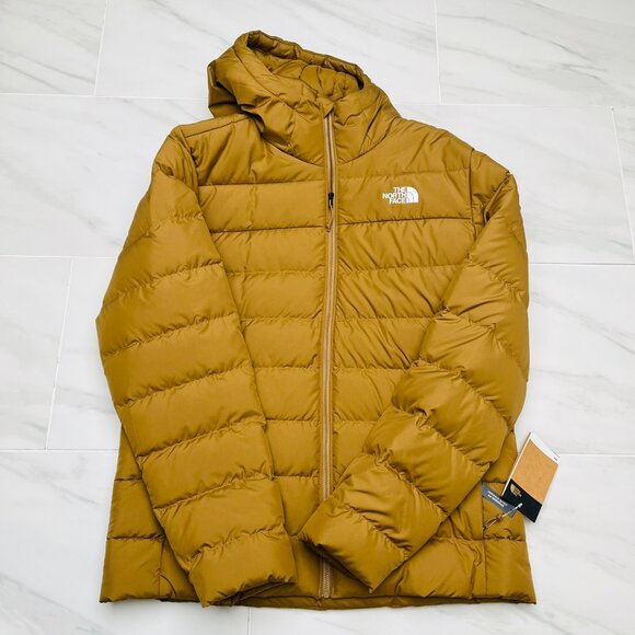 The North Face Aconcagua Insulated Hooded Jacket 'Utility Brown' NF0A84I1173-L - Picture 1 of 4